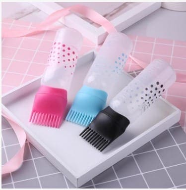 120ml Empty Hair Dye Bottle, Reusable With Applicator Brush Bottles, Convenient Perm Dyed Hair Shampoo Bottle, Oil Comb Dispensing Applicator Bottles, Hair Styling Tool 120ml Empty Hair Dye Bottle, Reusable With Applicator Brush Bottles, Convenient Perm Dyed Hair Shampoo Bottle, Oil Comb Dispensing Applicator Bottles, Hair Styling Tool